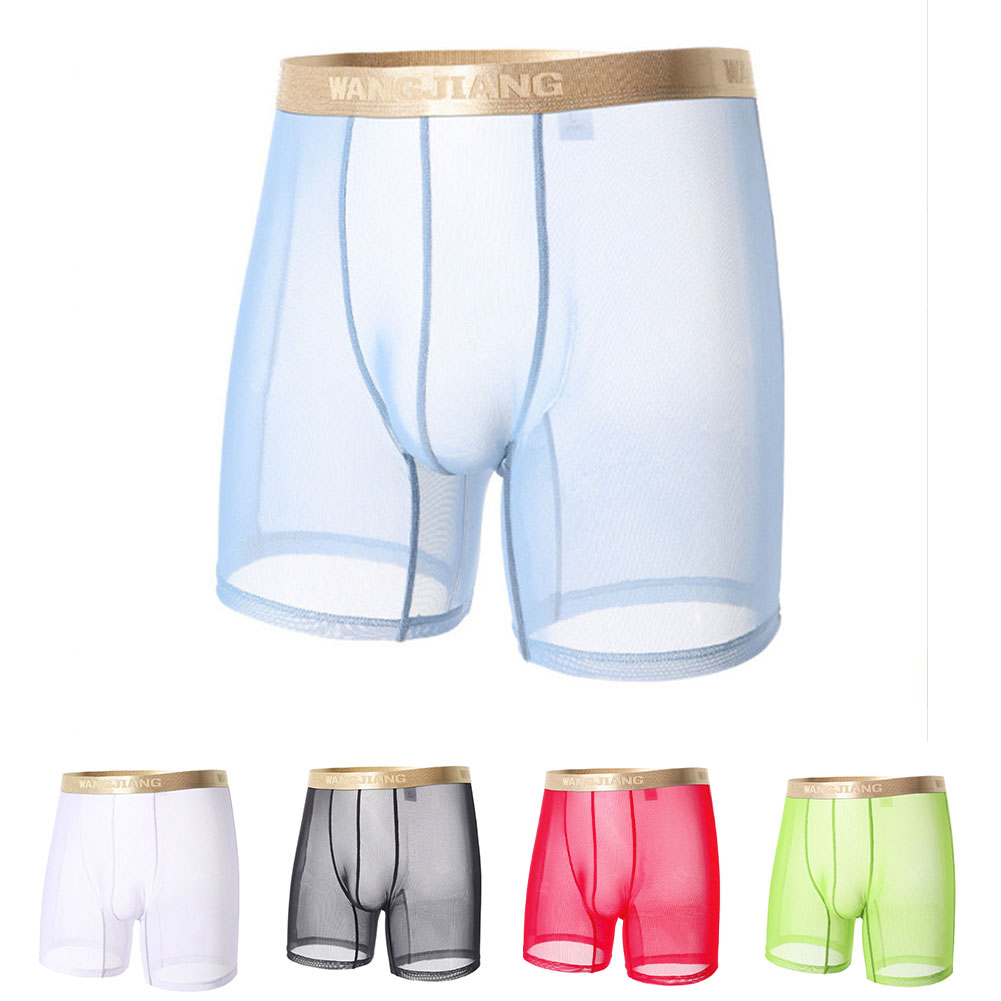 Boxer Shorts Modal - Herren Mesh Durchsichtige Dünne Nahtlose Boxershorts