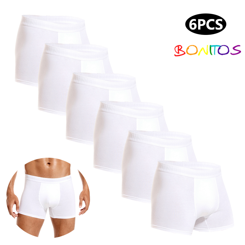 6 stücke Weiß Männer Höschen B – Boxer Brief Pack Cotton Bewertung und Preis