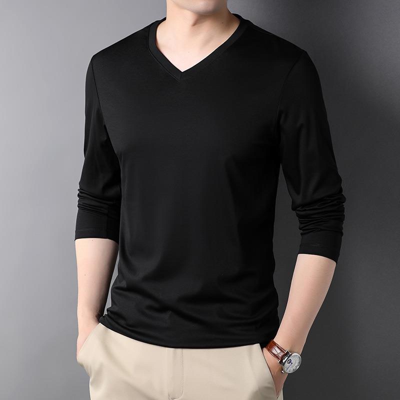 Stilvolle V-Ausschnitt Langarm – Undershirt Crew Neck Bewertung und Preis