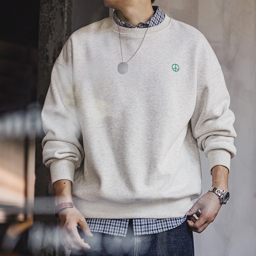 Maden Lässiges graues Rundhals – Undershirt Crew Neck Bewertung und Preis