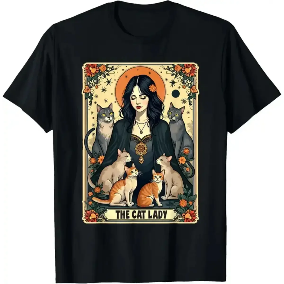 Unisex The Cat Lady Tarot Card – Undershirt Crew Neck Bewertung und Preis