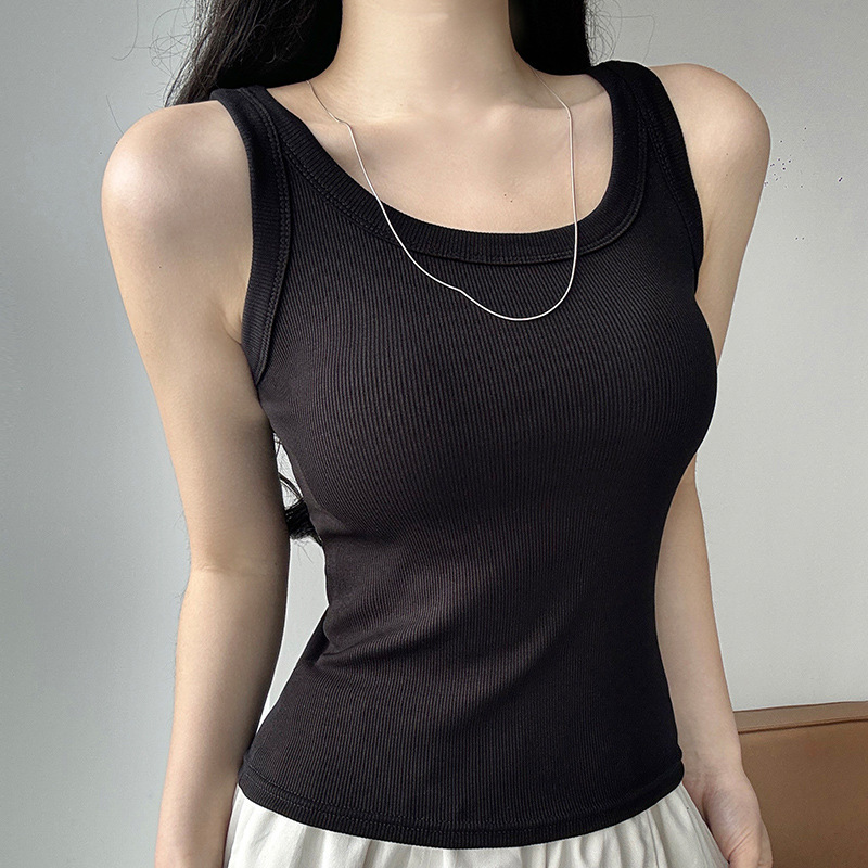 Damen-Tanktop, einfarbig, ärme – Tank Top Ribbed Bewertung und Preis